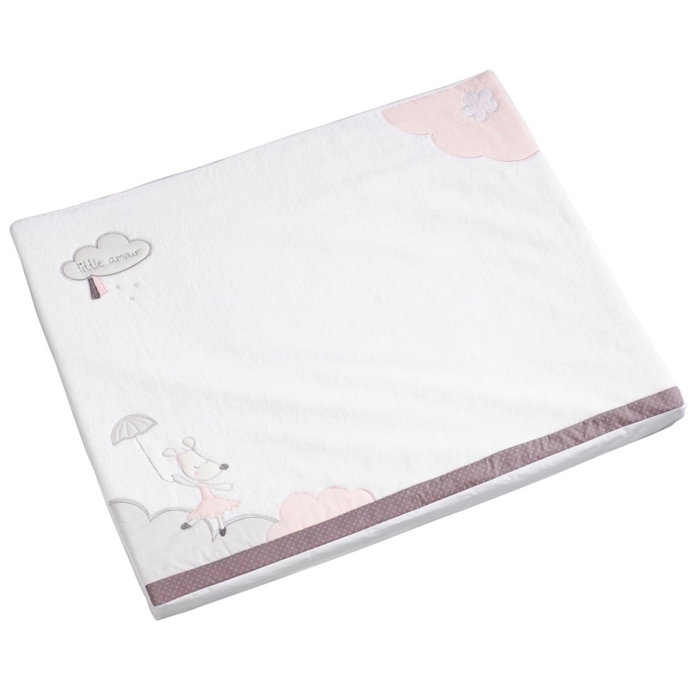 Sauthon Matelas à langer en coton style classique chic Blanc Coton - 68x6x84cm
