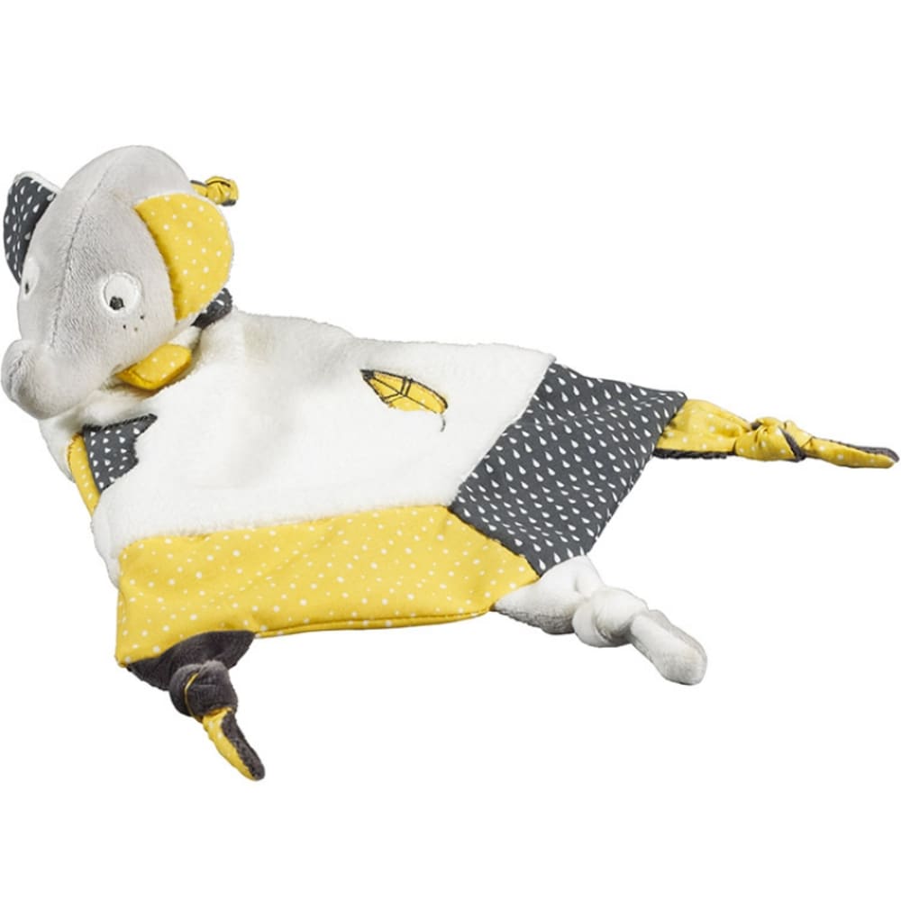 Sauthon Doudou plat Babyfan (30 cm) style classique chic Jaune Coton - 0x30x0cm