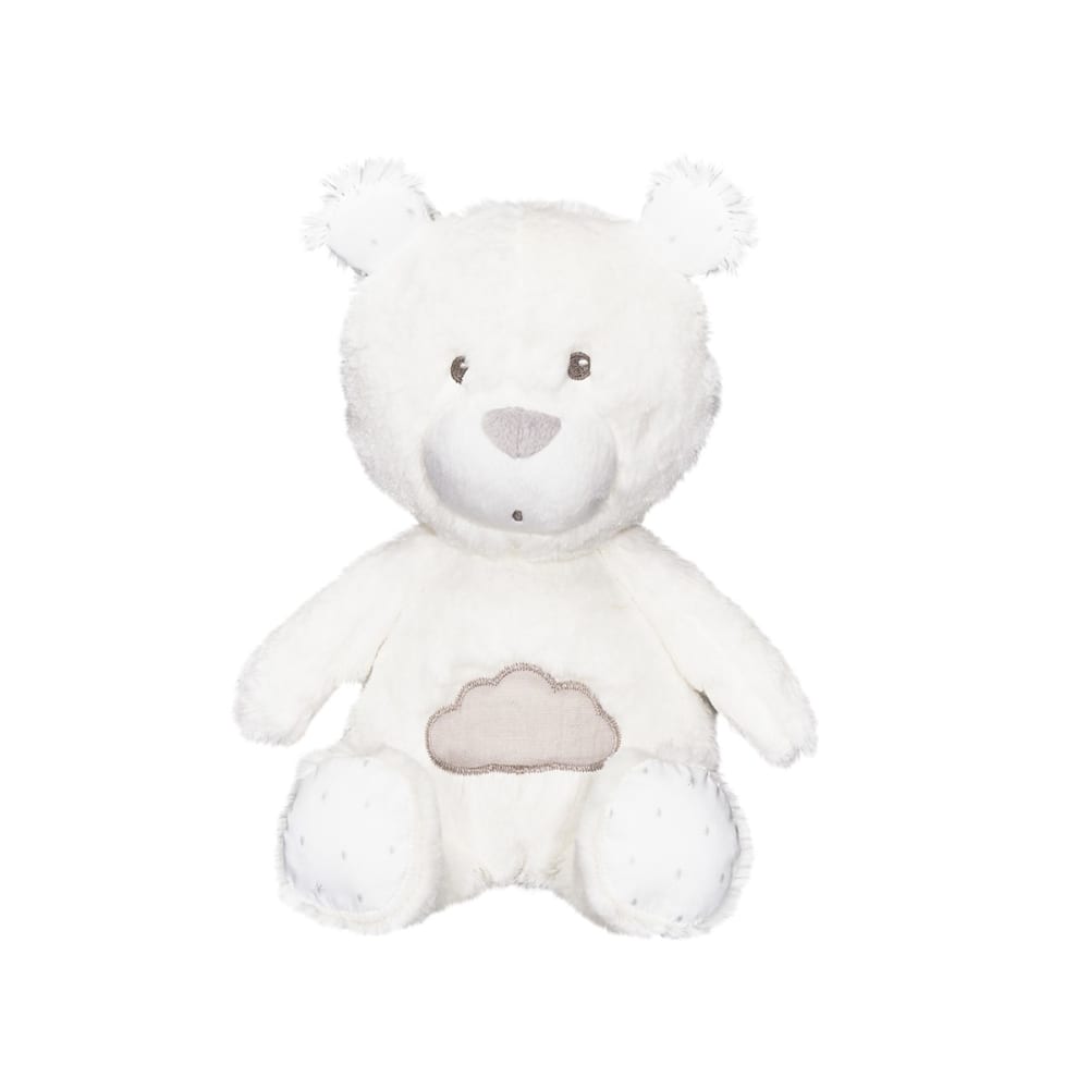 Sauthon Doudou en velours style classique chic Blanc Garçon