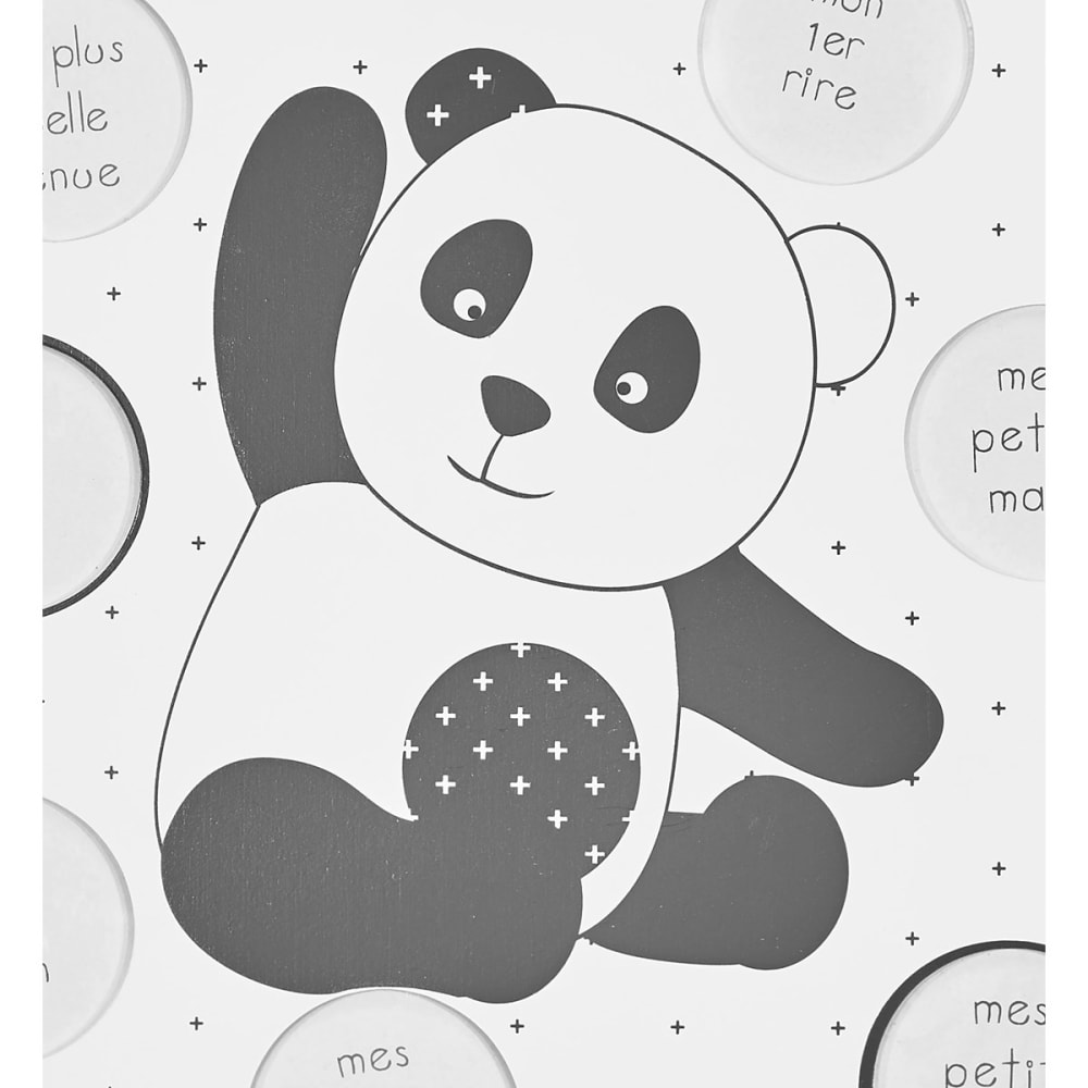Pèle-mêle 12 photos en bois panda - Maisons du Monde