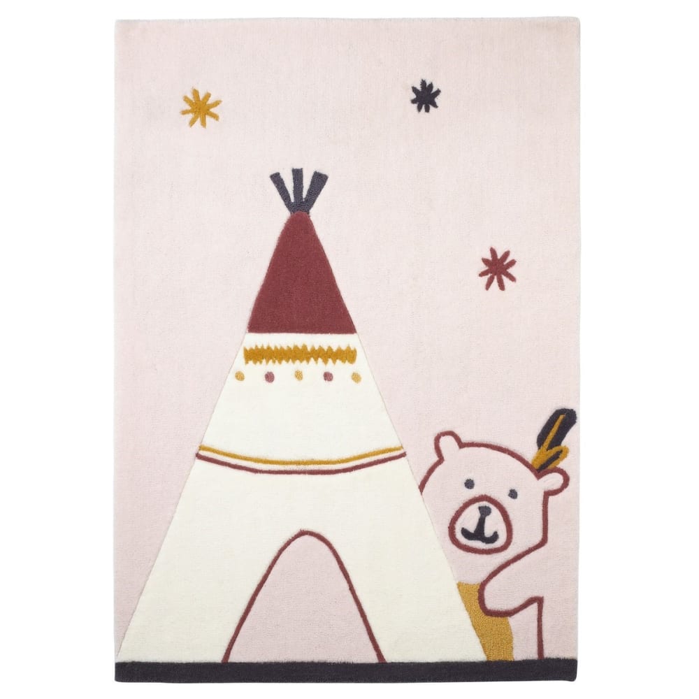 Tapis de chambre enfant Tipi en acrylique