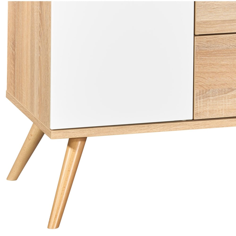 Commode couleur bois et blanc - Maisons du Monde