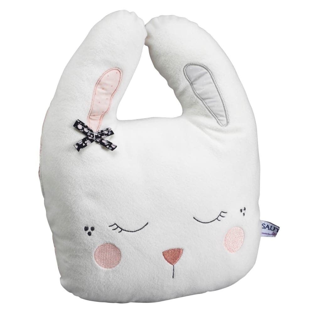 Coussin déco lapin en polyester