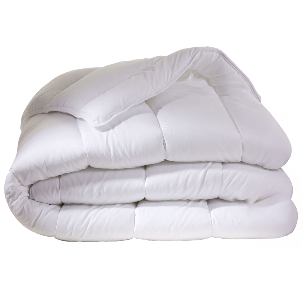 Couette légère 260x240 blanc en coton