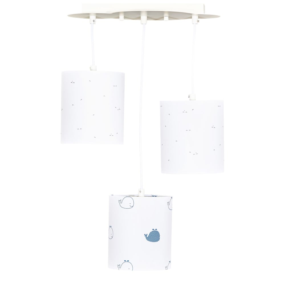 Suspension lumineuse en coton