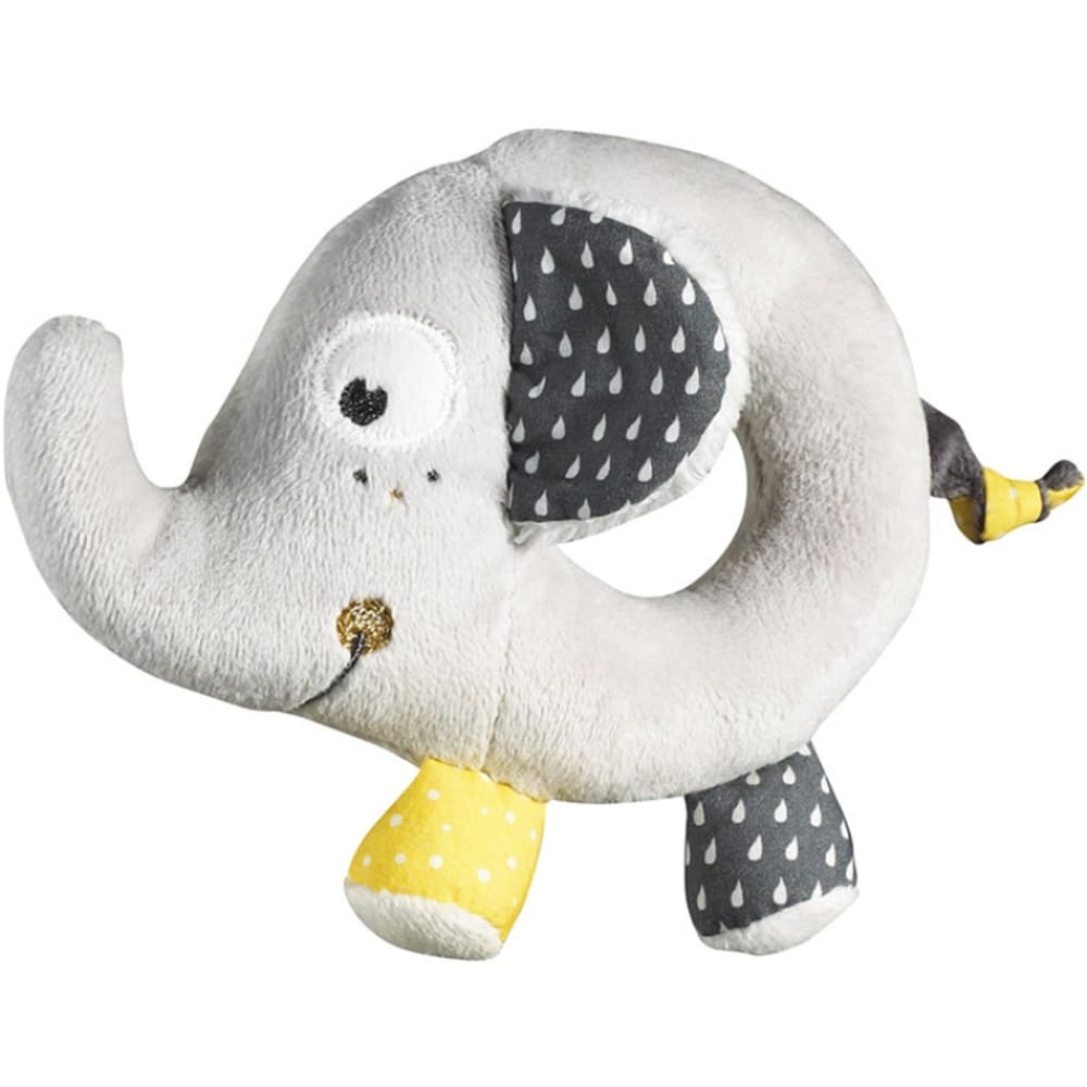 Sauthon Hochet anneau Babyfan style classique chic Gris Coton - 0x15x0cm