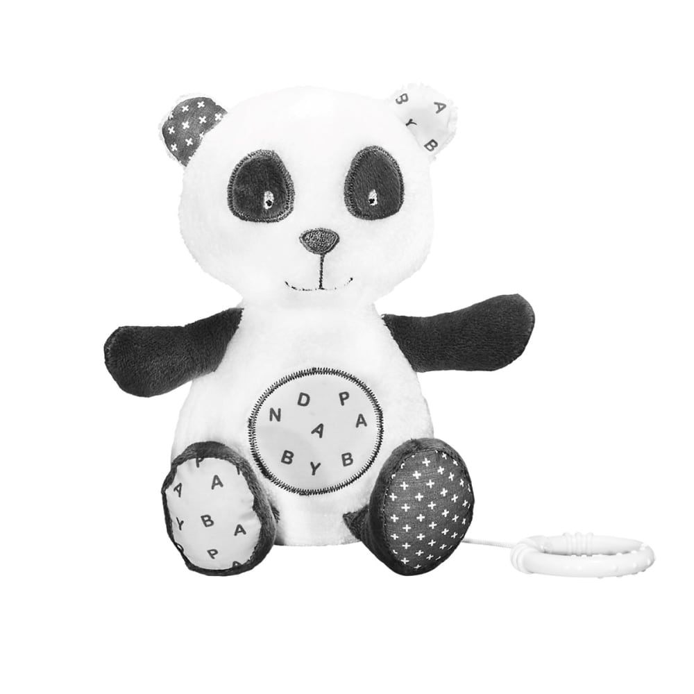 Sauthon Peluche mini musical en velours style classique chic Gris Velours - 25x13x6cm