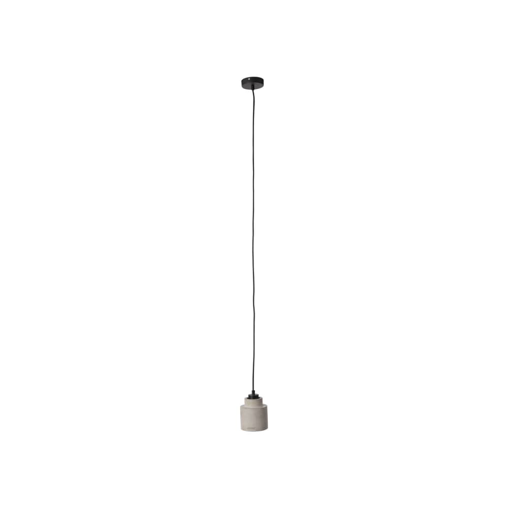 Lámpara colgante de hormigón gris