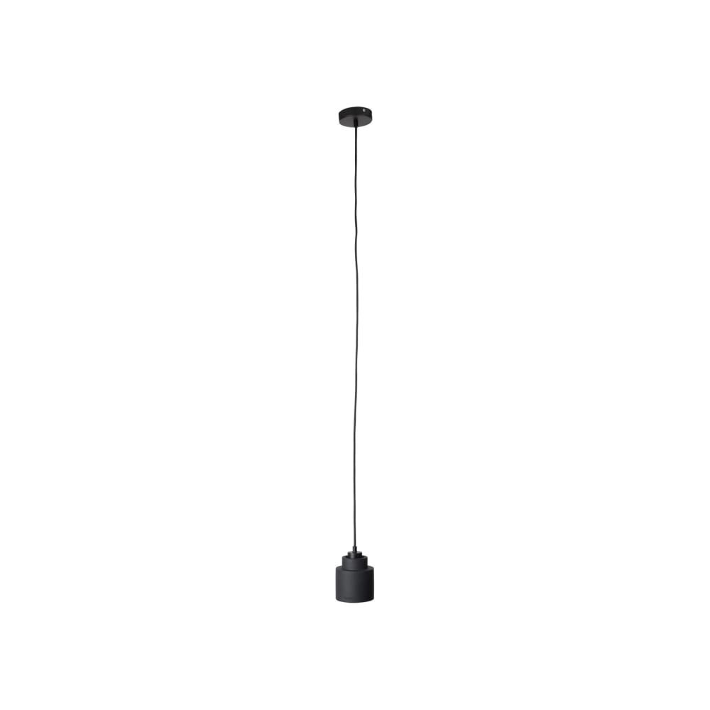 Lampada a sospensione in cemento nero - Nero - Calcestruzzo