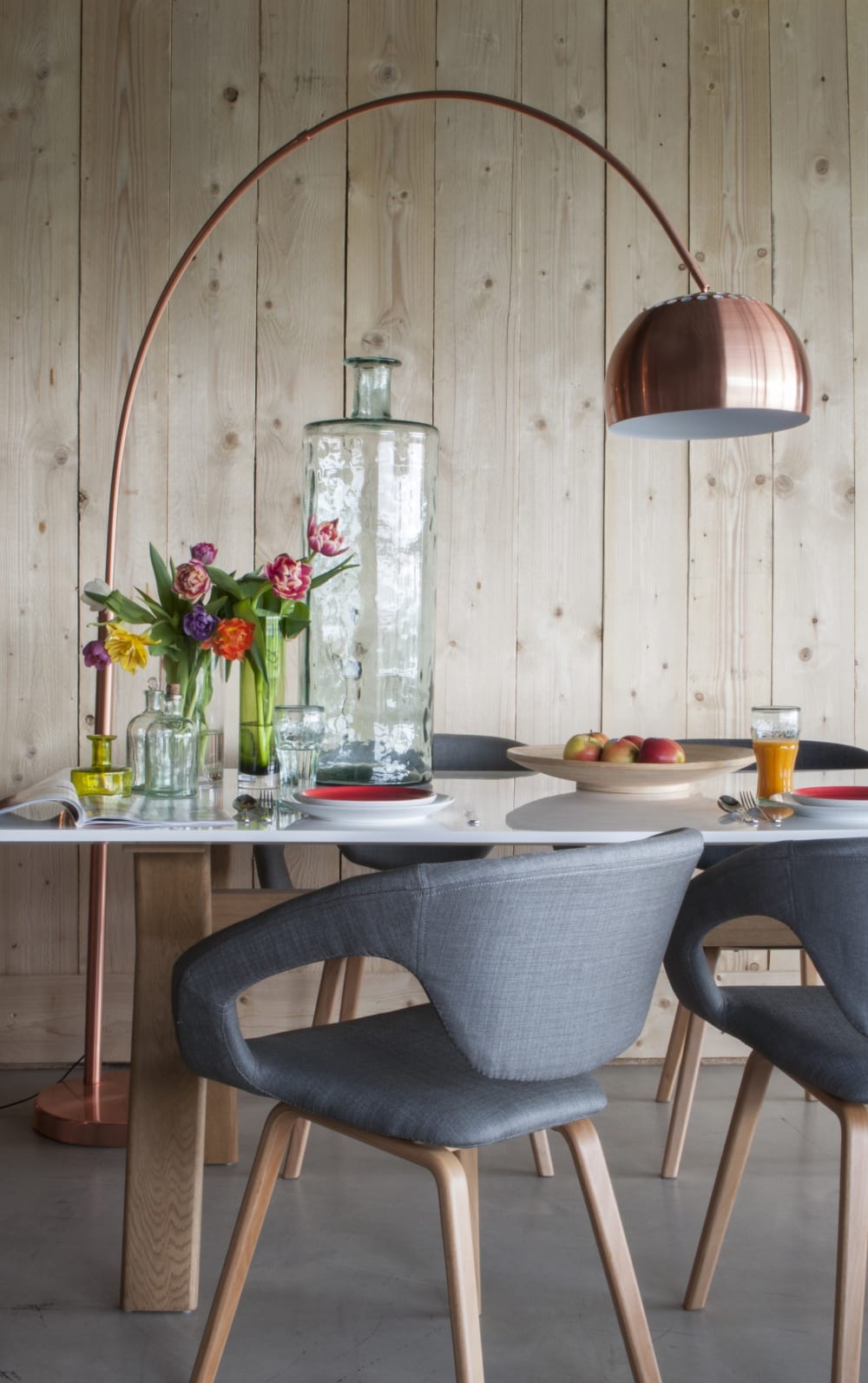 Stehlampe aus Metall, kupfer - Maisons Du Monde
