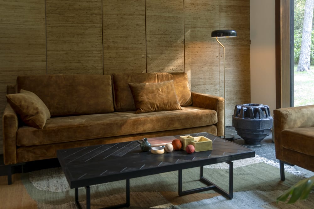 Lampadaire en laiton noir h130 — vue 4