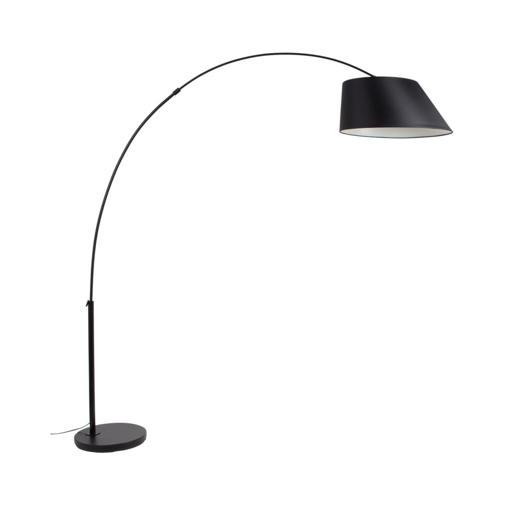 Lampadaire en métal noir