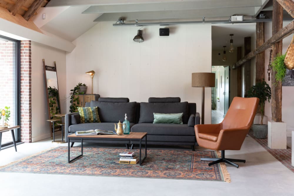 Table basse en bois de manguier et acier noir - Maisons du Monde