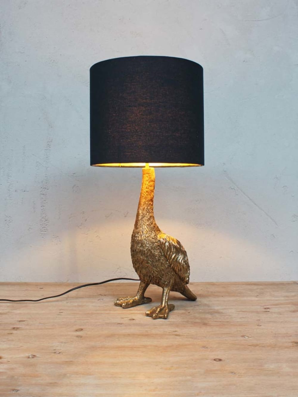 Lampe à poser en métal doré — vue 4