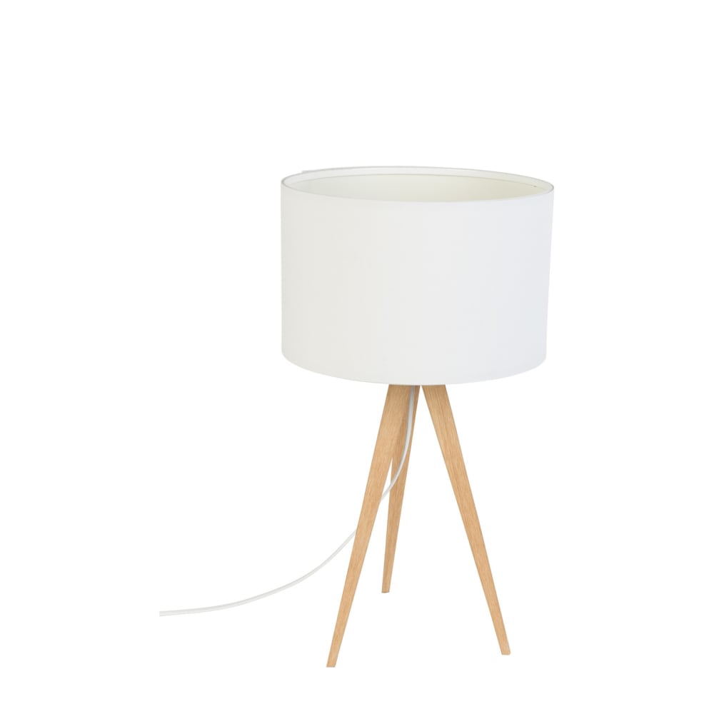 lampe à poser en bois