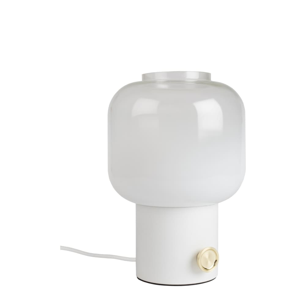 Lampe à poser en verre transparent