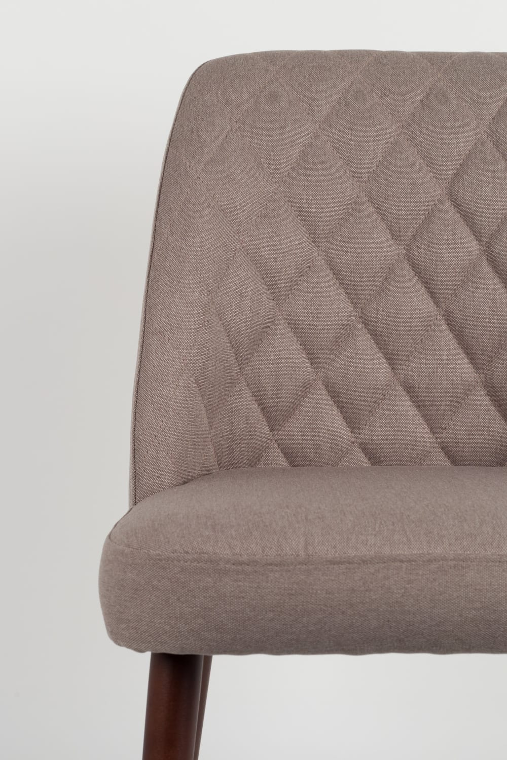 Sedia in tessuto beige - White label