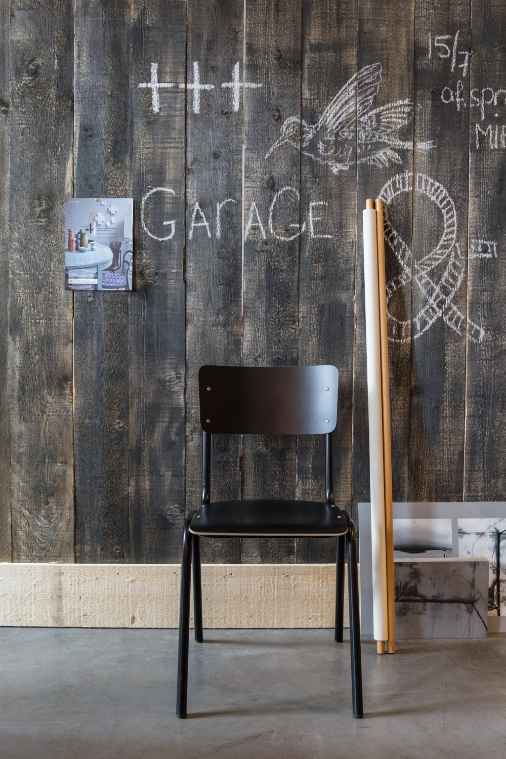 Silla de madera negra - Maisons du Monde