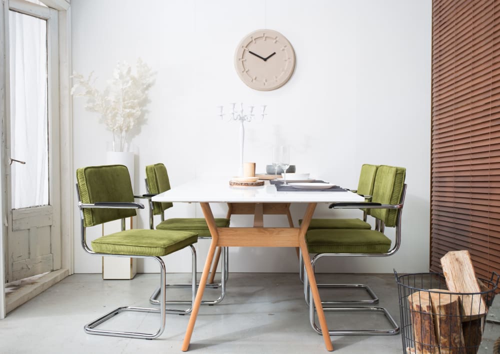 Sessel aus Stoff, grau - Maisons Du Monde