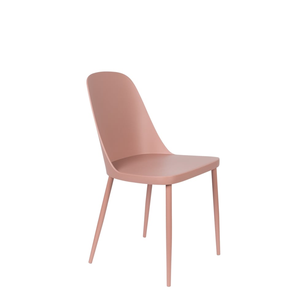 White label Chaise en polypropylène rose Rose Pvc - Poly Chlorure De Vinyle - 54x85x46cm