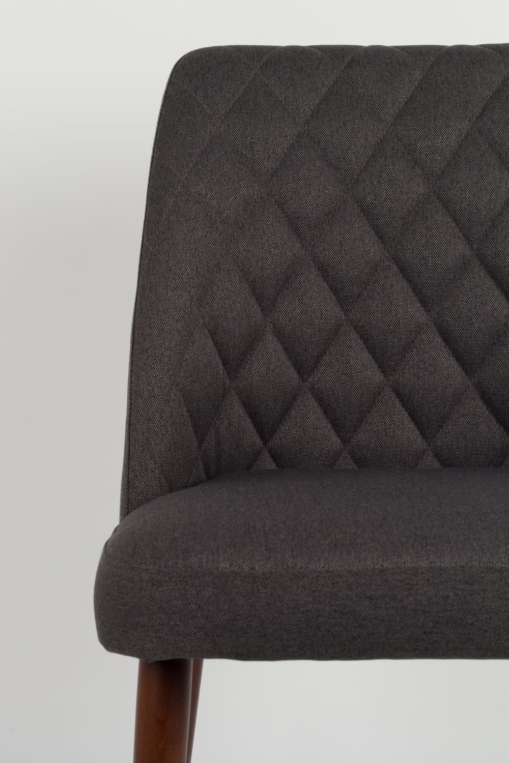 Stuhl mit Stoffbezug, grau - Maisons Du Monde