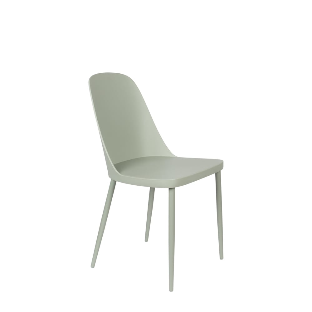 White label Chaise en polypropylène vert Vert Pvc - Poly Chlorure De Vinyle - 54x85x46cm