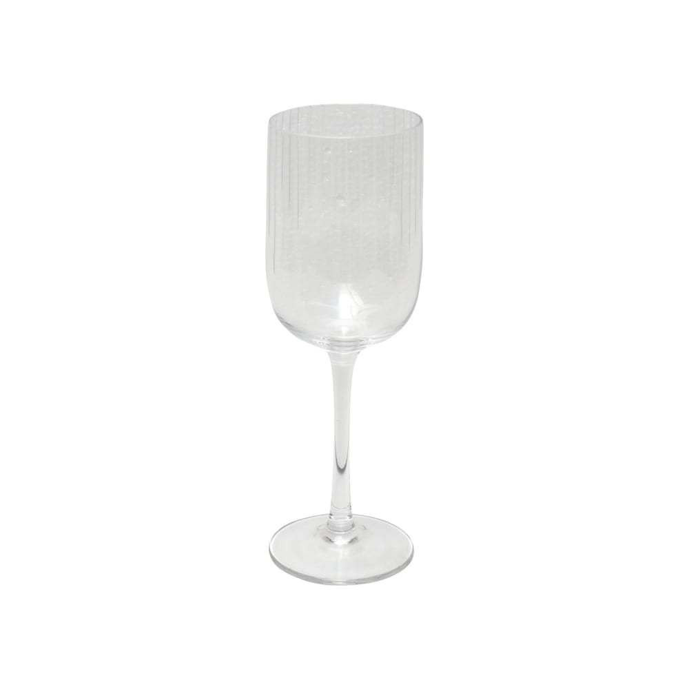Chehoma Verre à vin blanc en verre transparent