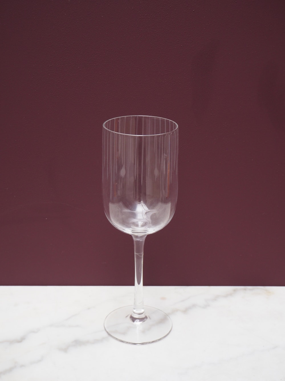 Bicchiere da vino bianco in vetro trasparente - Chehoma