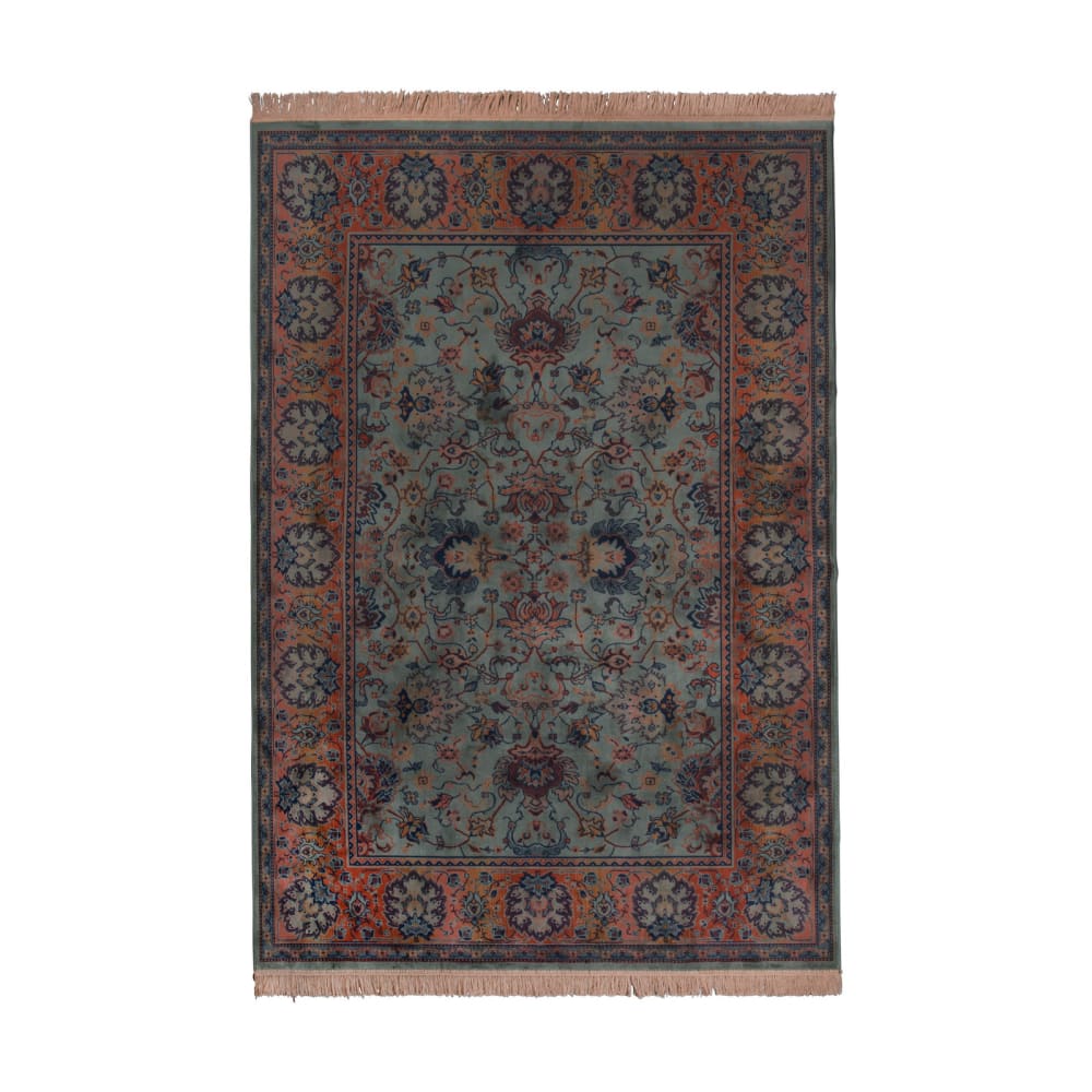 Tapis 170x240cm en tissu vert