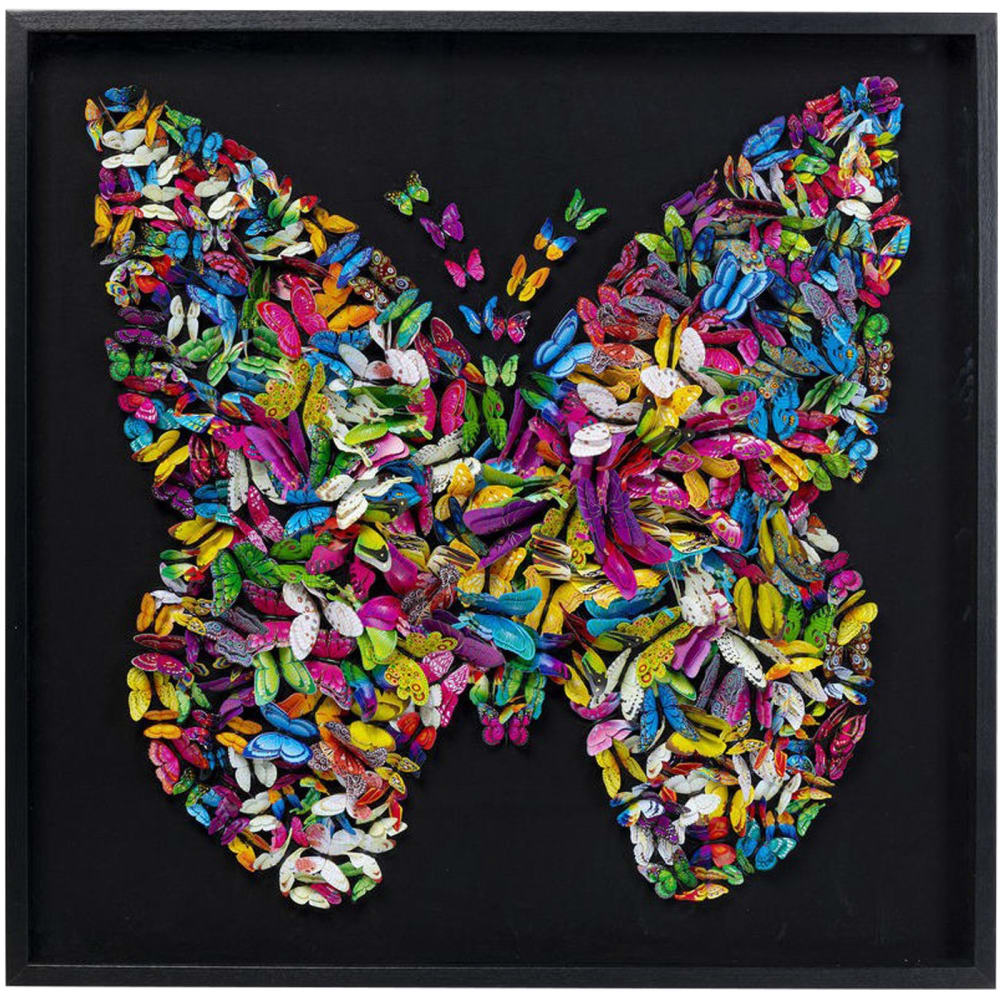 Cuadro farfalla 120x120cm