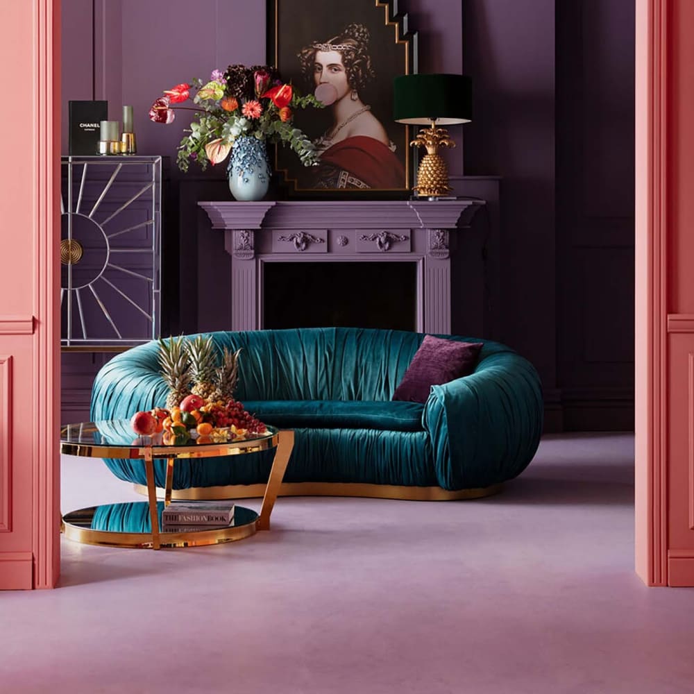 Table basse en verre et acier doré - Maisons du Monde