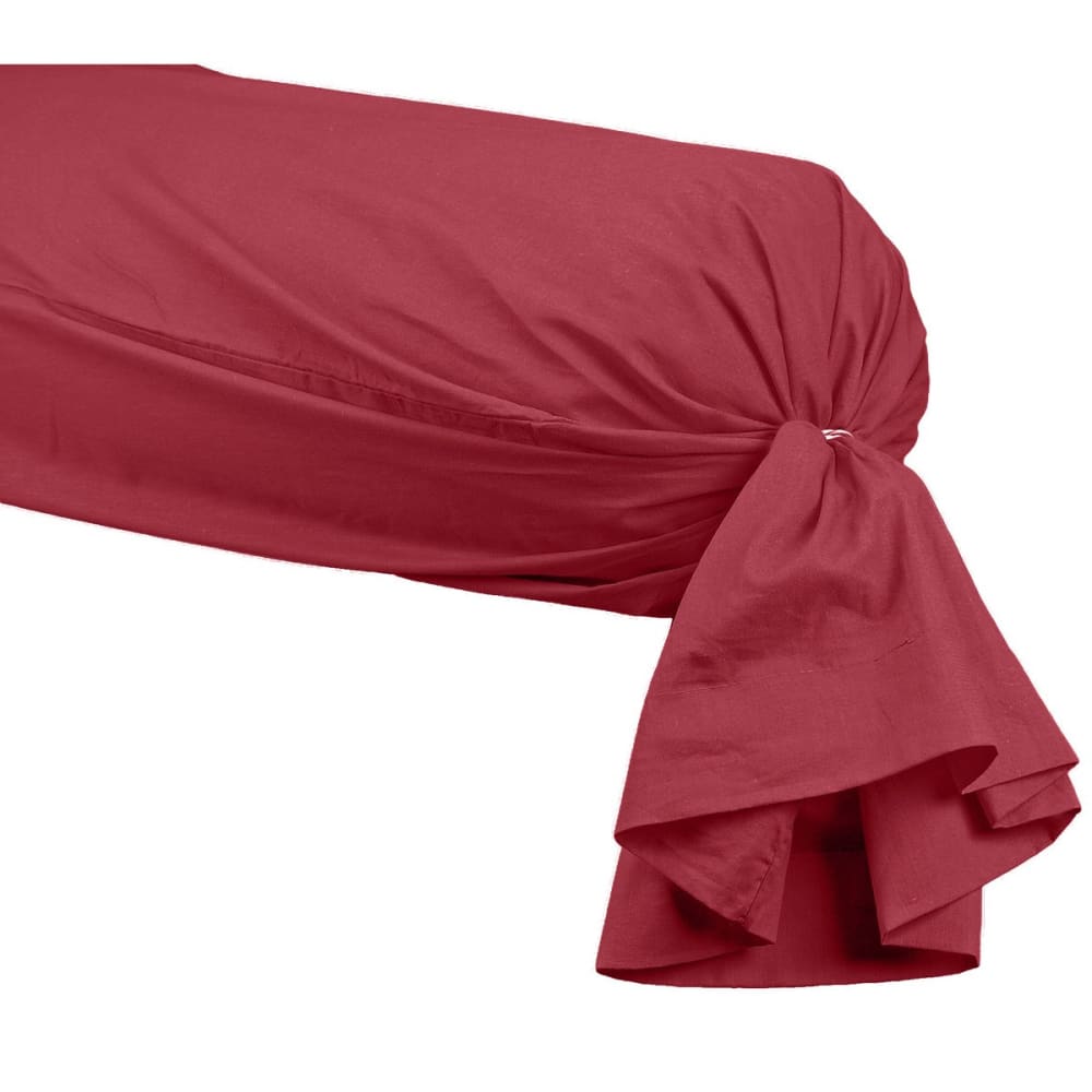 Taie de traversin en percale Cardinal 45x185 cm