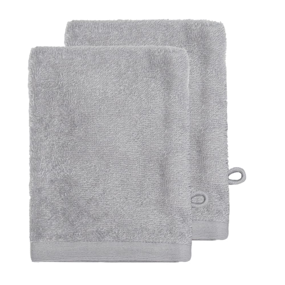 Lot de 2 gants 500 g/m²  gris perle 16x22 cm