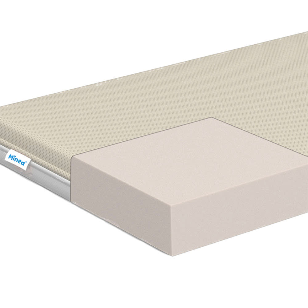 Matelas déhoussable  Bébé   Mousse HD 60x120 cm (MINEA) - Image 3