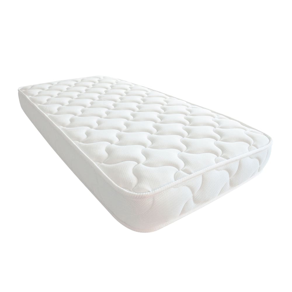 Matelas confort baby bamboo mousse blanc 60x120x11 cm