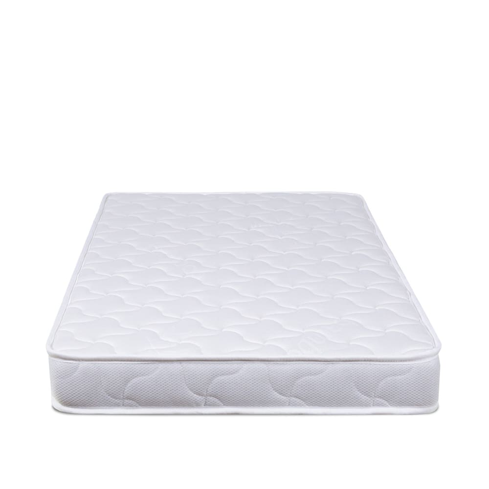 Matelas confort baby bamboo mousse blanc 60x120x11 cm (Minea) - Image 2