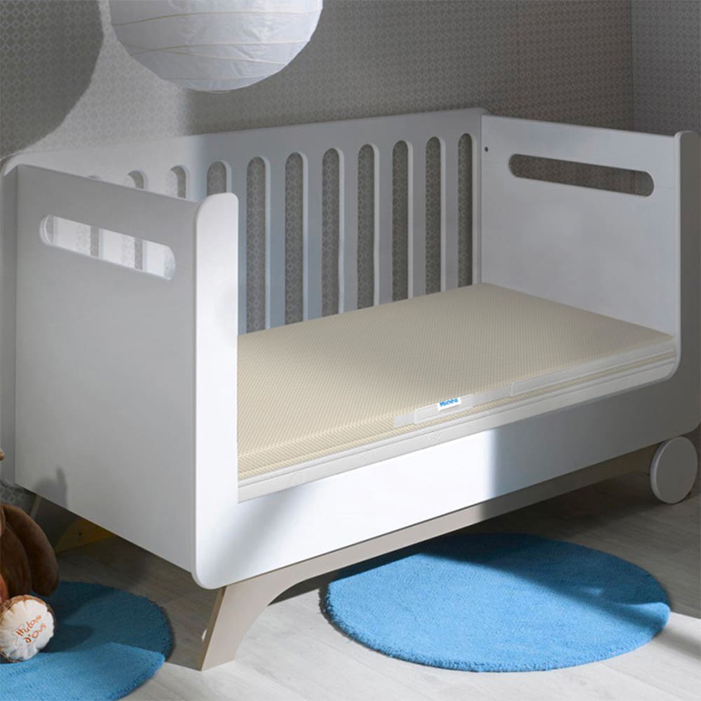 Matelas déhoussable  Bébé 70x140 cm  Mousse HD (MINEA) - Image 1