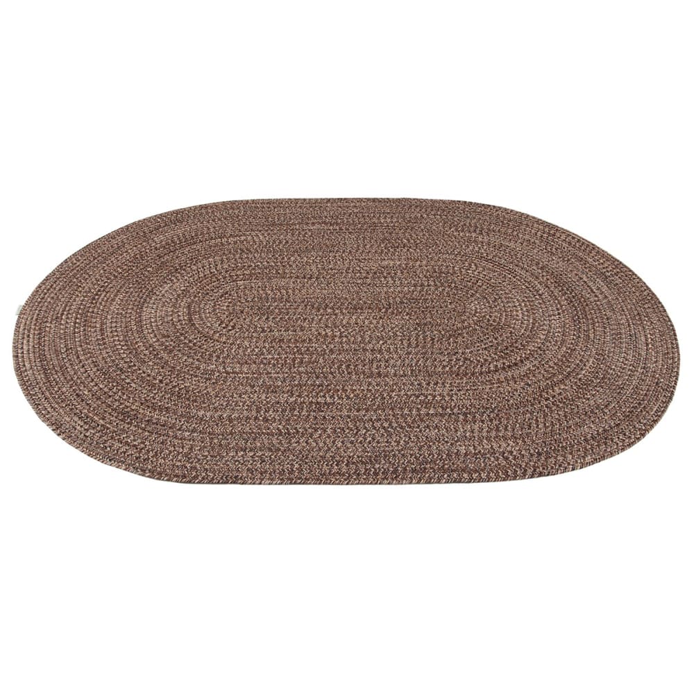 Tapis de salon style jute beige 120x120 cm — vue 4