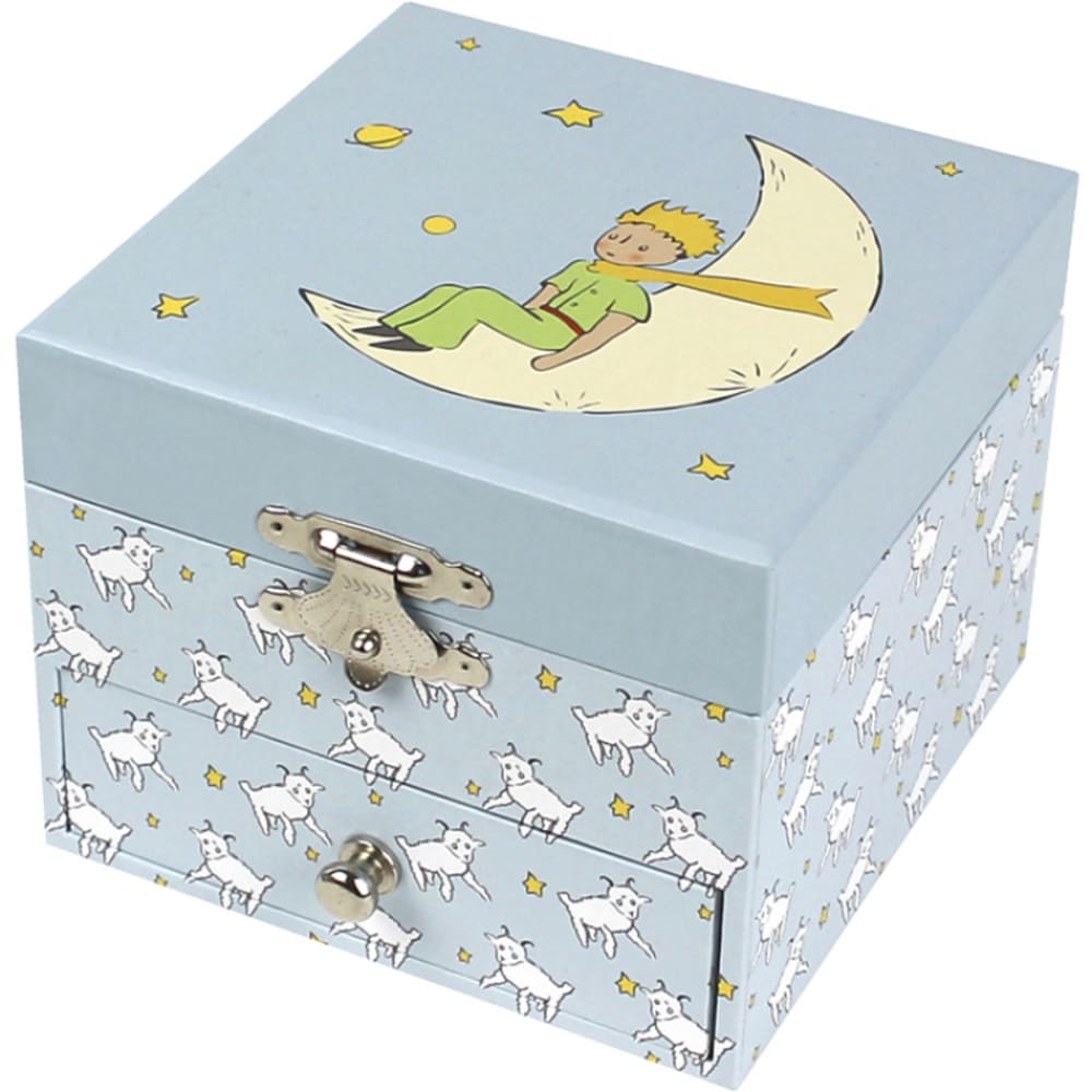 Trousselier Spieluhr-Würfel Der kleine Prinz BLAU HOLZ Kinder