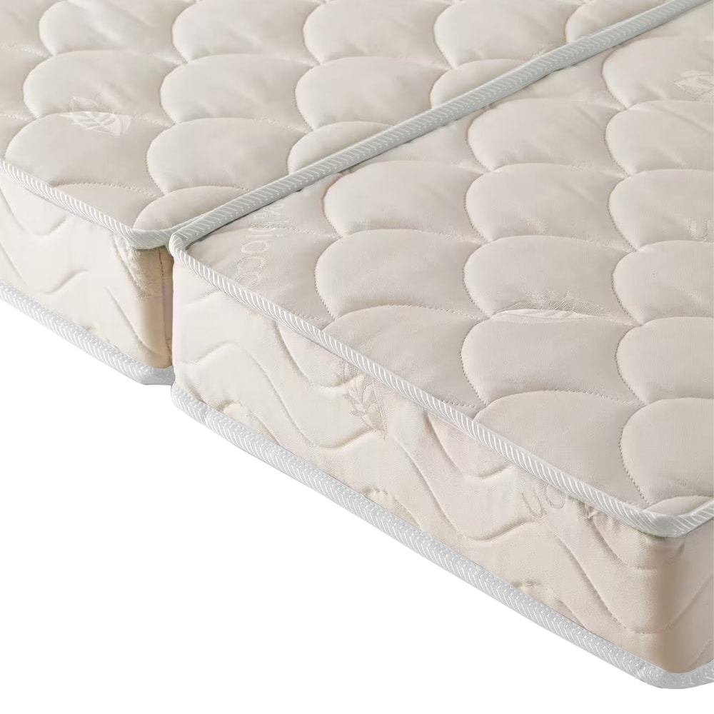 Matelas évolutif bio coton 2 blocs mousse 90x190