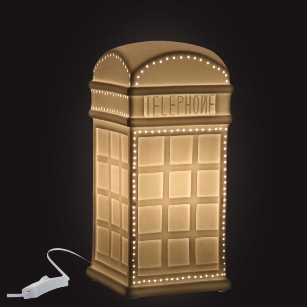 Lampe à poser cabine téléphonique - Maisons du Monde