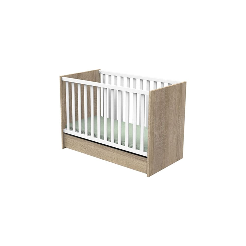 Lit 60 x 120 cm blanc lin - Maisons du Monde