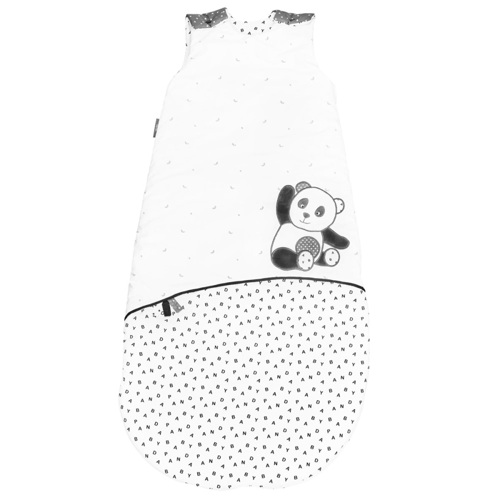 Sauthon Gigoteuse évolutive chaude panda Chao Chao TOG 3 (100 cm) style classique chic Blanc Certifié Oeko-Tex Coton - 100x3x48cm