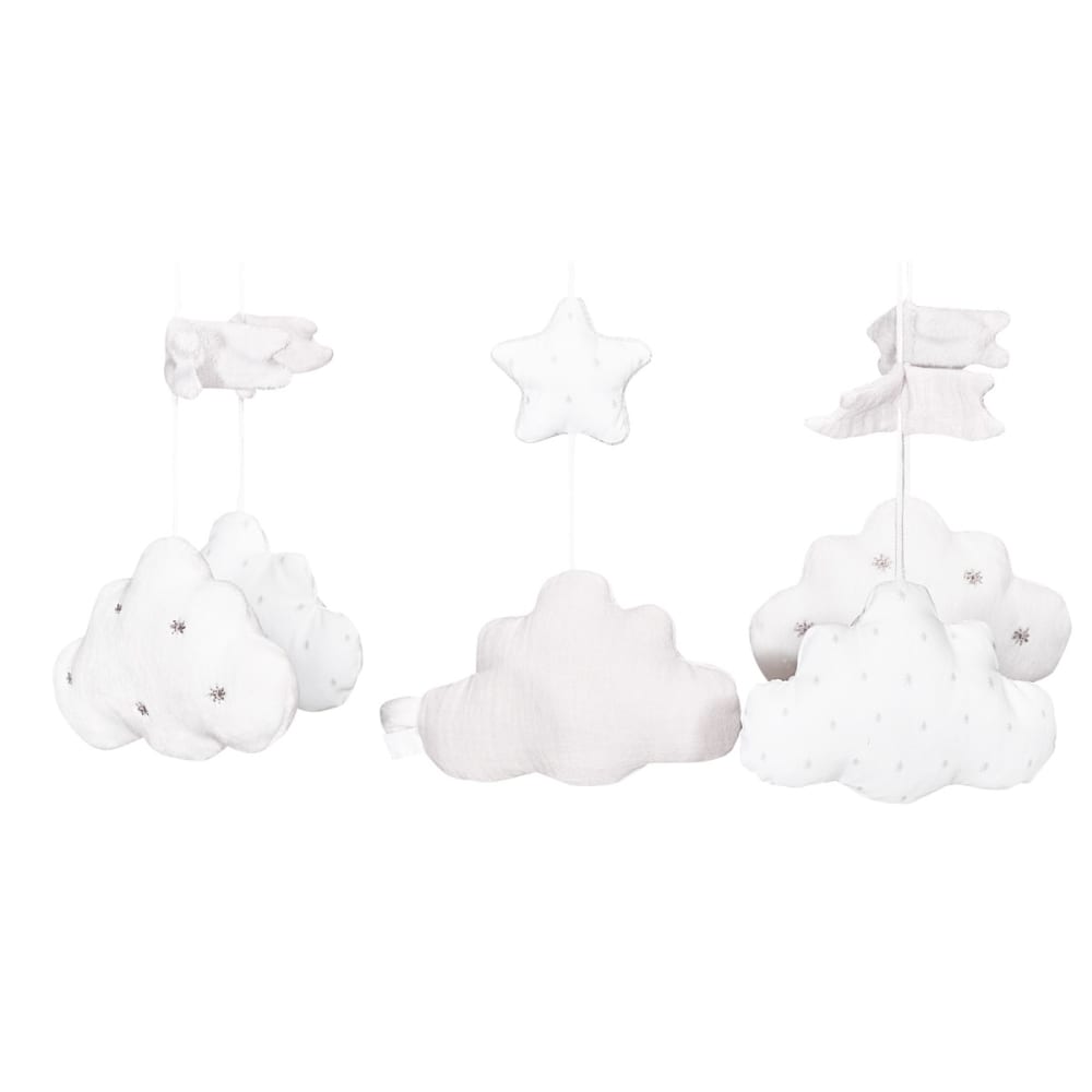 Mobile musical Lily grey (Sauthon) - Image 1