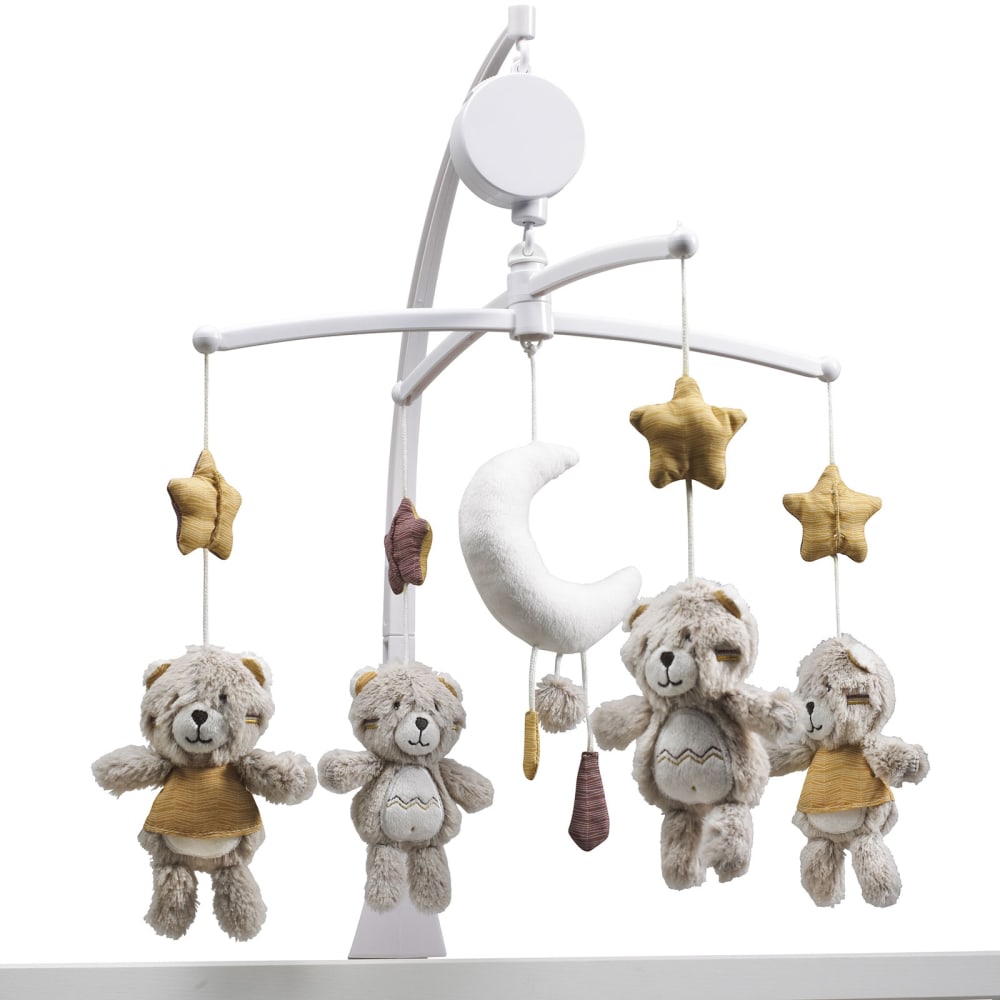 Sauthon Mobile musical Timouki style classique chic Beige Coton - 37x56x0cm