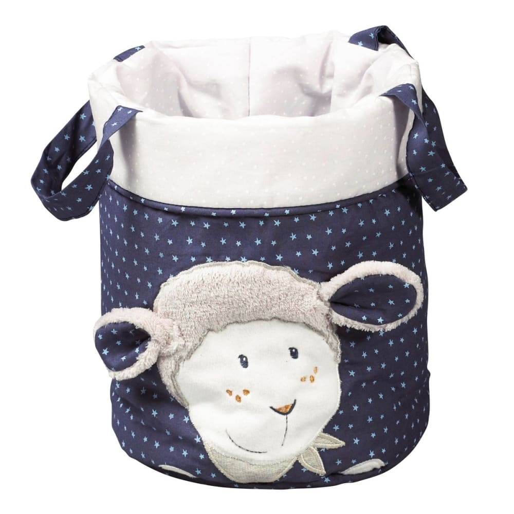 Lot de 3 corbeilles gigogne en tissu en coton