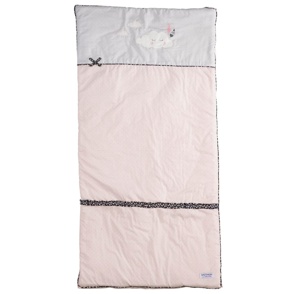 Sauthon Edredon pour lit en coton style classique chic Rose Coton - 120x5x90cm