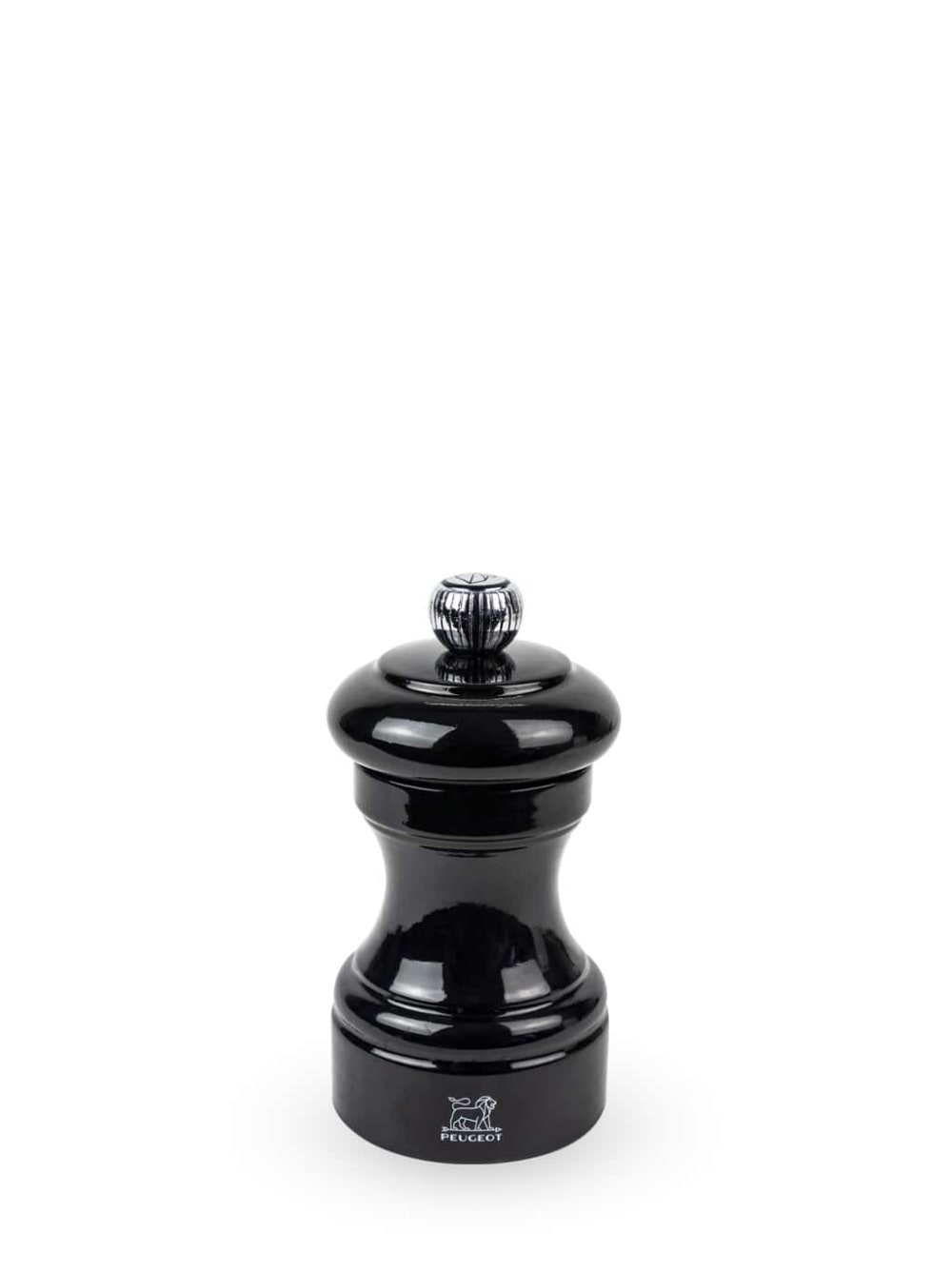 Moulin à poivre manuel en bois laqué noir H10cm