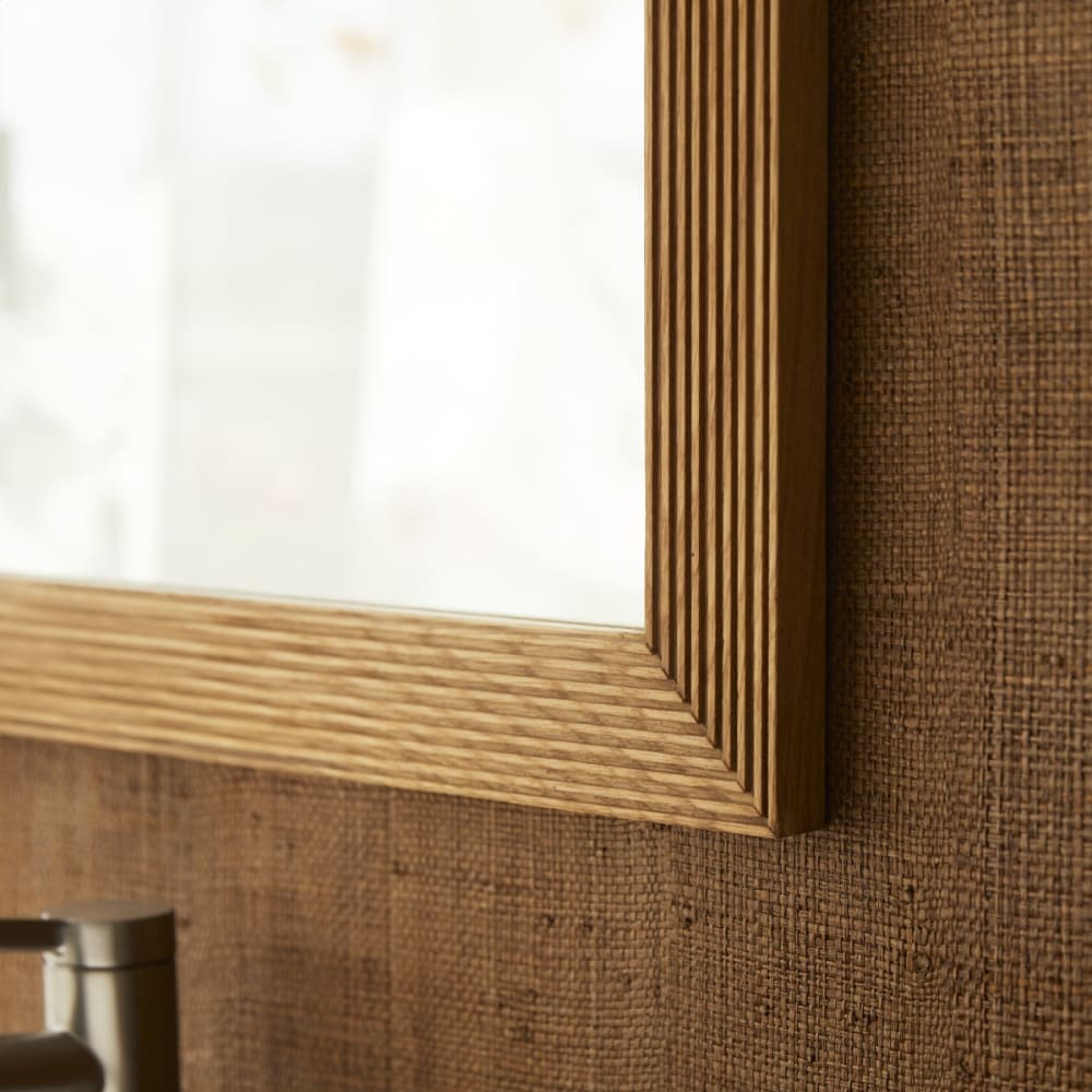 Spiegel aus massivem Eichenholz 70x50 cm - Maisons Du Monde
