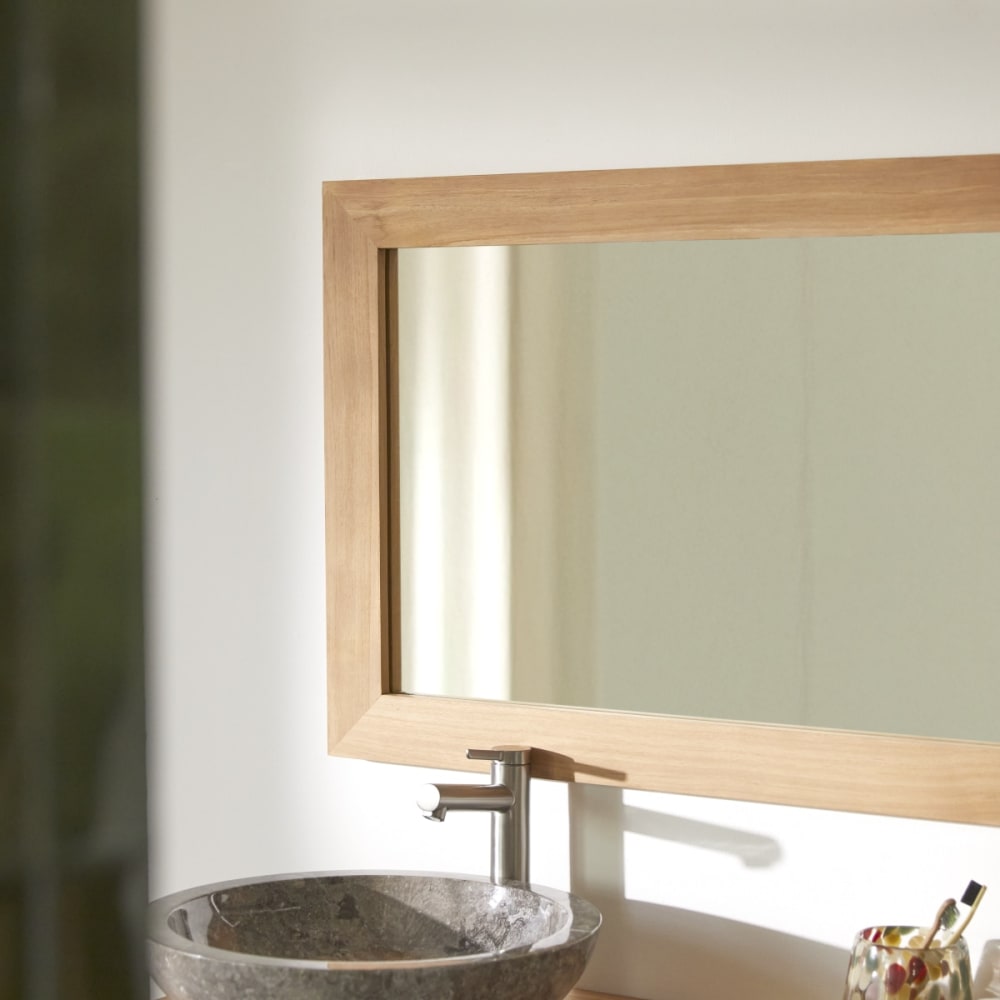 Spiegel aus massivem Teak 160x60 cm - Maisons Du Monde